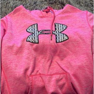 pink under armor sweatshirt